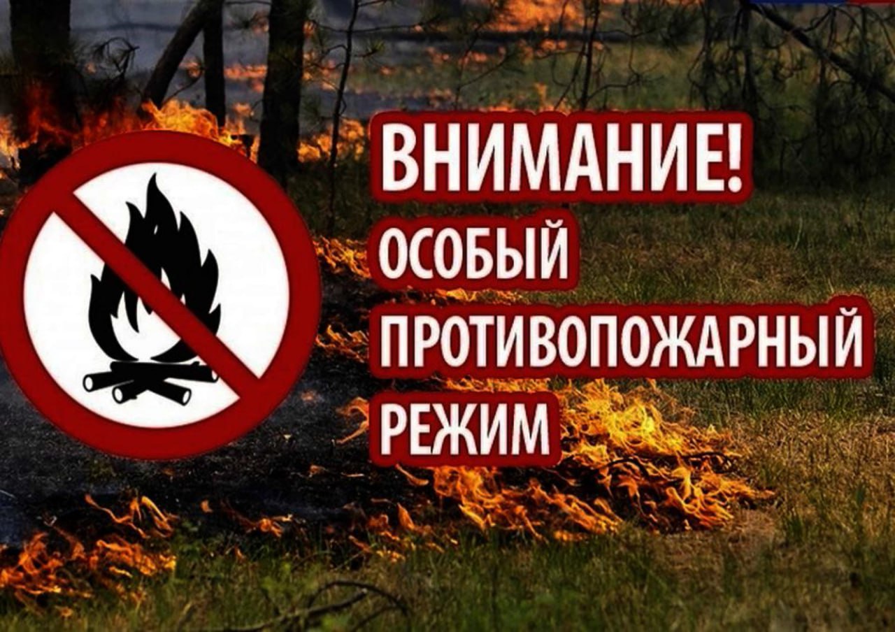 Внимание! Введен особый противопожарный режим.