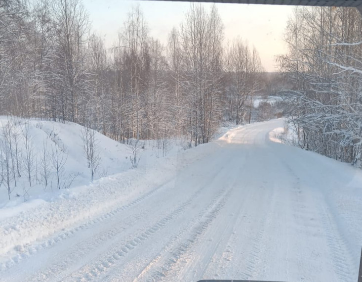 Расчистка дорог от снега.